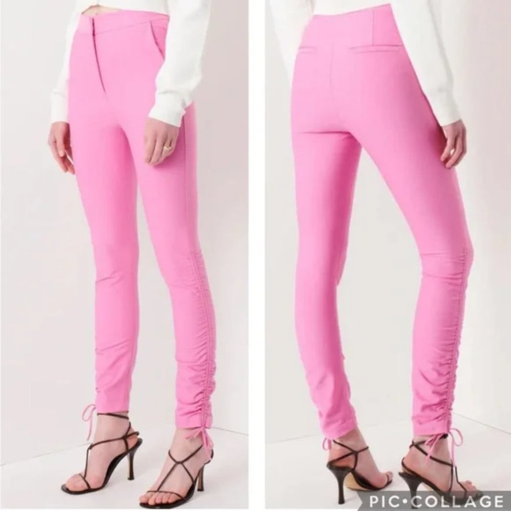 Derek Lam CAMRYN RUCHED SLIM PANTS